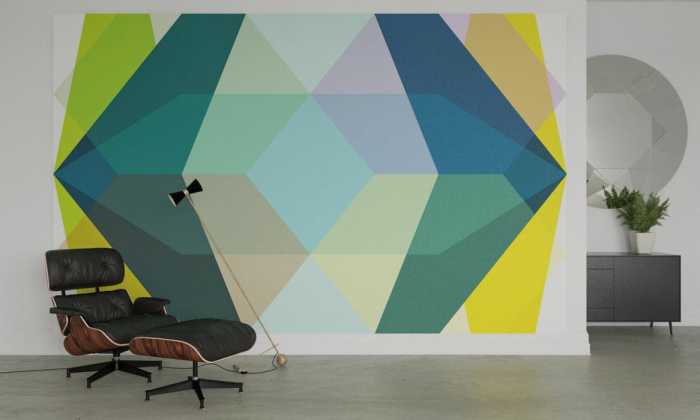 Intissé Premium Gem Stone Kite petrol-bleu-yellow