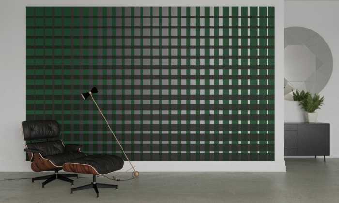 Intissé Premium Griddy darkgreenblack-grey