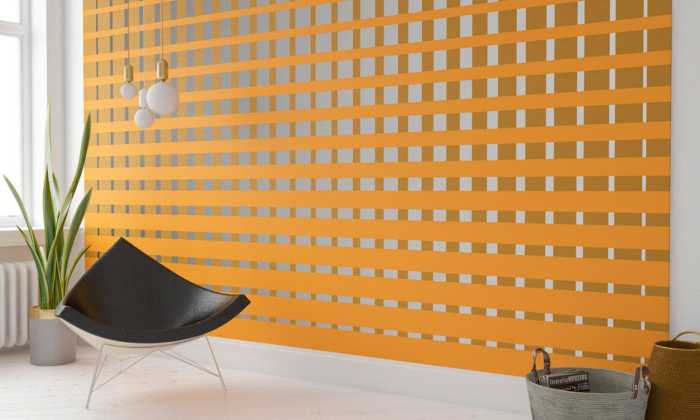 Intissé Premium Griddy orangecognac-grey