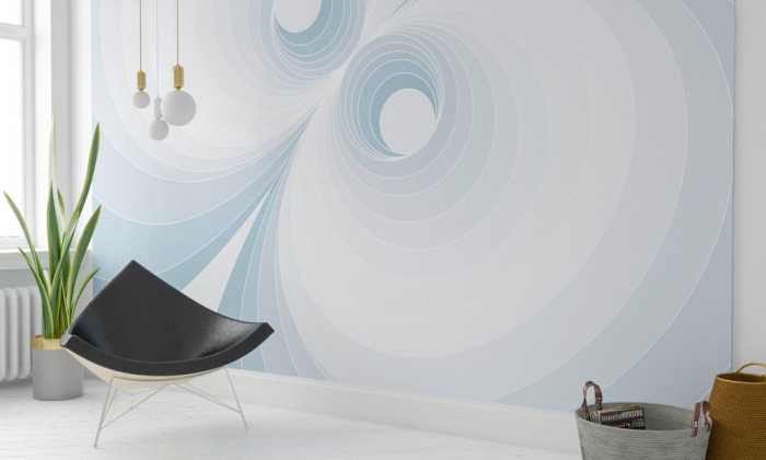 Intissé Premium Infinite Glimpse Duo white-bleu