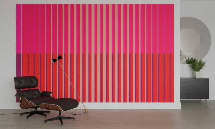 Intissé Premium Lamello Mezzo Differ red-rose