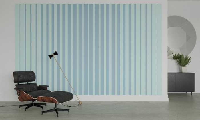 Intissé Premium Lamello Longo bleu-ice