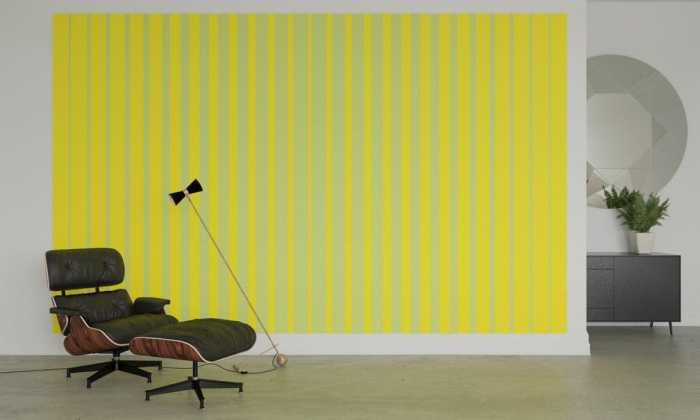 Intissé Premium Lamello Longo yellow-lightgreen
