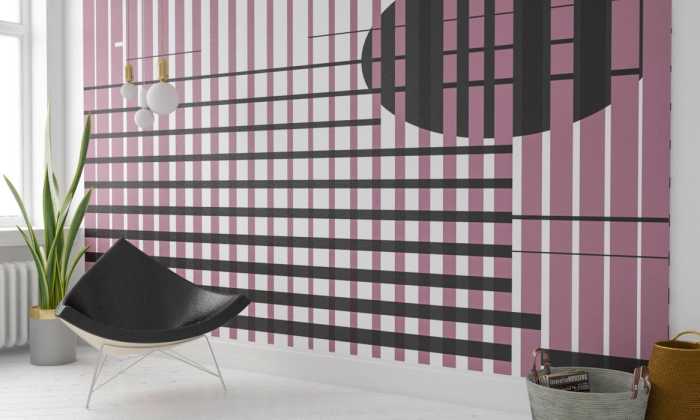 Intissé Premium Let me stay black-aubergine