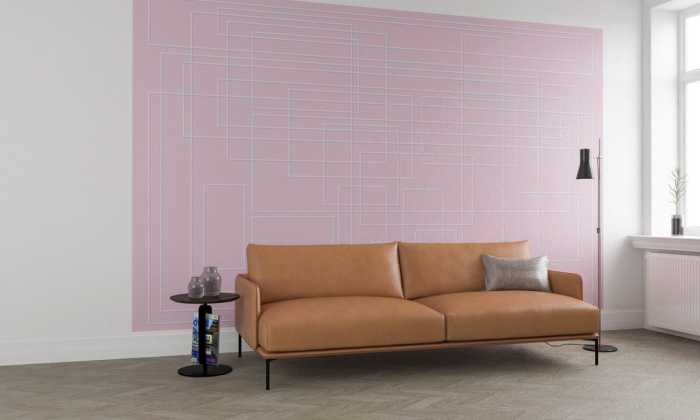 Intissé Premium Mills Board Mondial whiteice-rose
