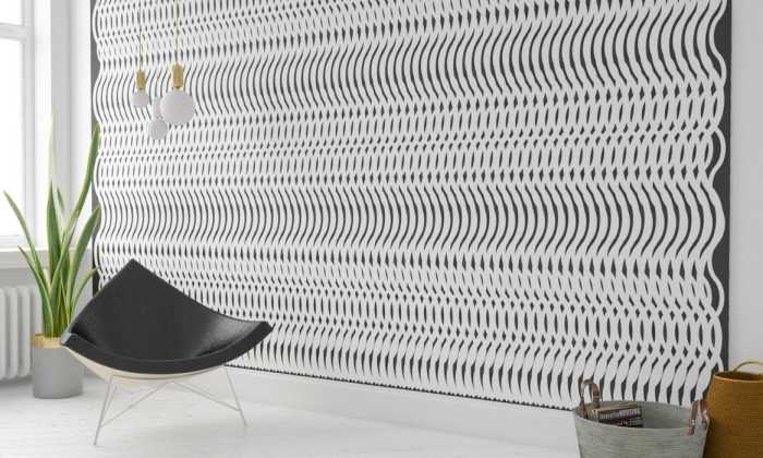 Intissé Premium Screen white-black