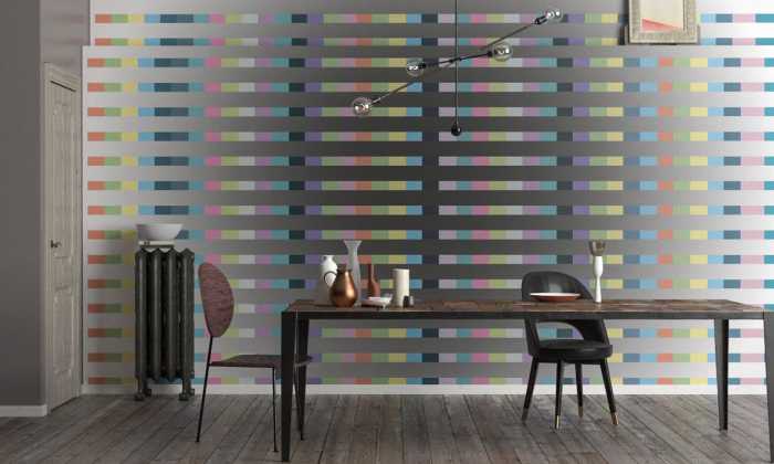 Intissé Premium Structure Line white