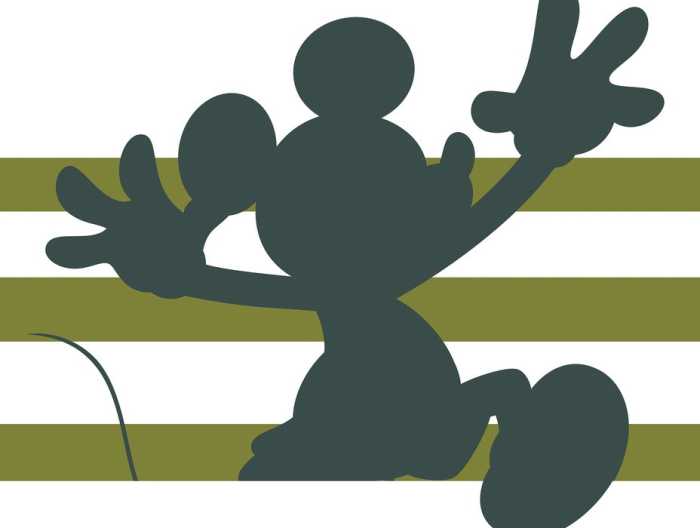 Poster d'art Mickey Shadow