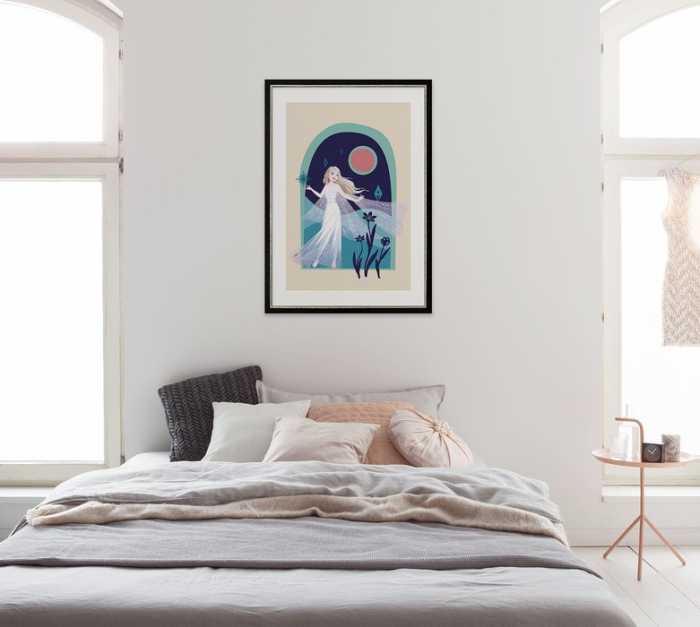 Poster d'art Frozen Nocturnal Stroll