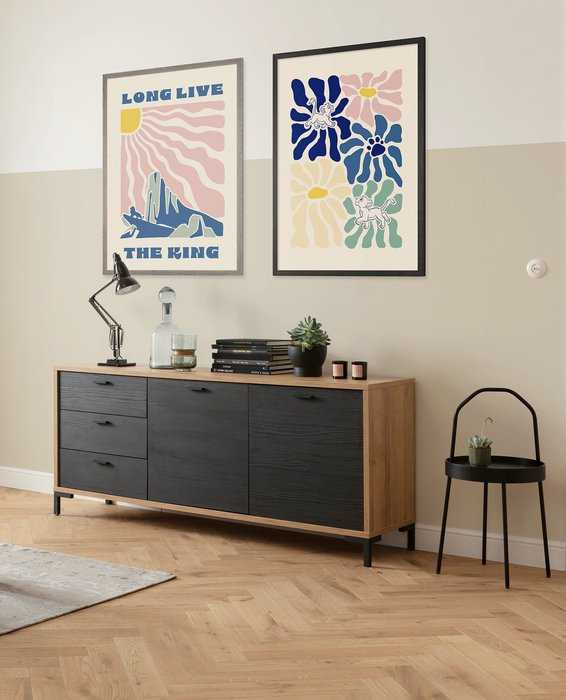 Poster d'art Disney The Lion King Between Flowers
