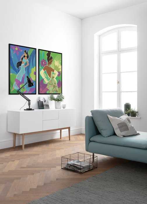 Poster d'art Disney Princess Tiana in Green