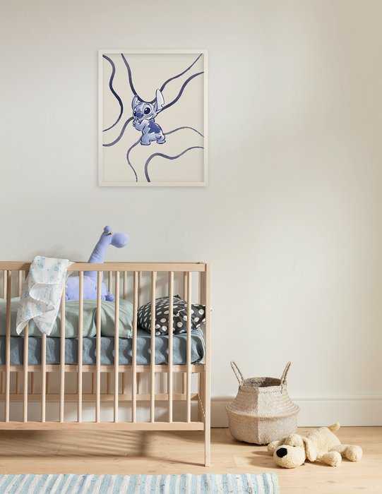 Poster d'art Disney Lilo and Stitch Brave and Wild