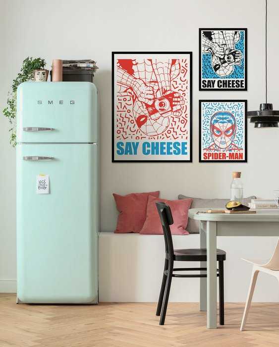 Poster d'art Marvel Spider-Man Face