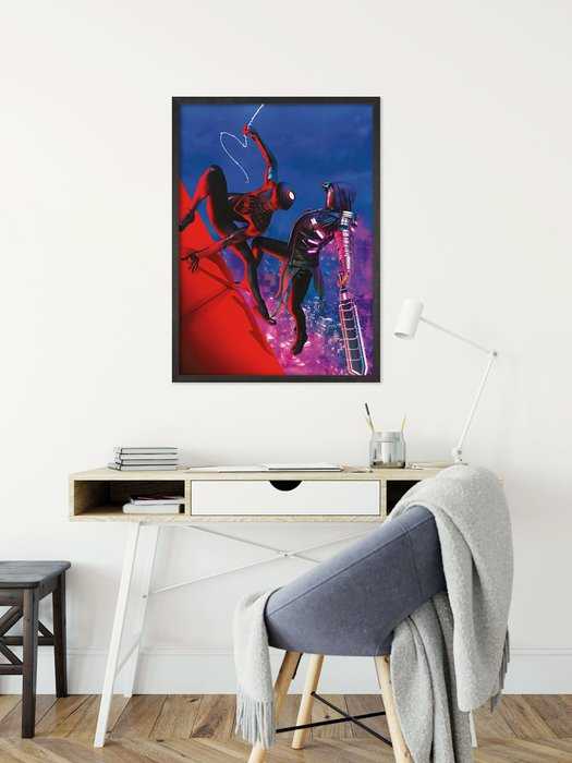 Poster d'art Marvel Spider-Man Fight