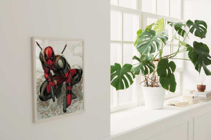 Poster d'art Marvel Deadpool Bullets
