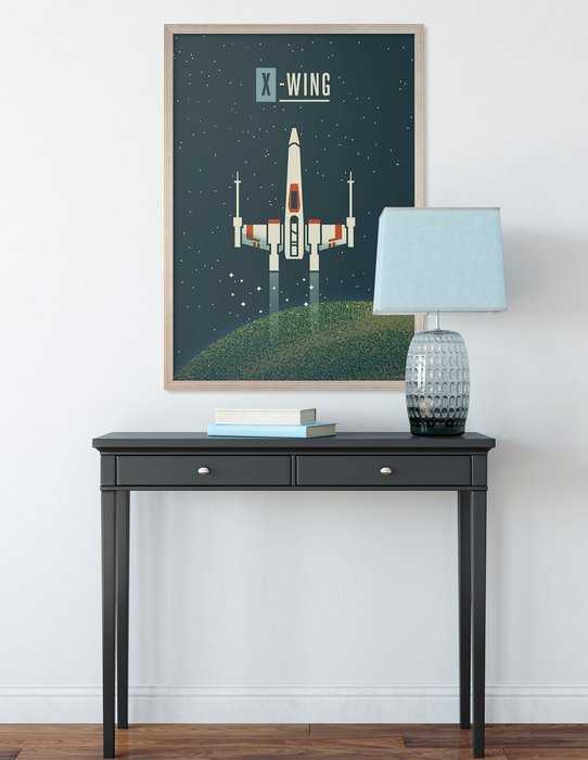 Poster d'art Star Wars - Geeky X-Wing
