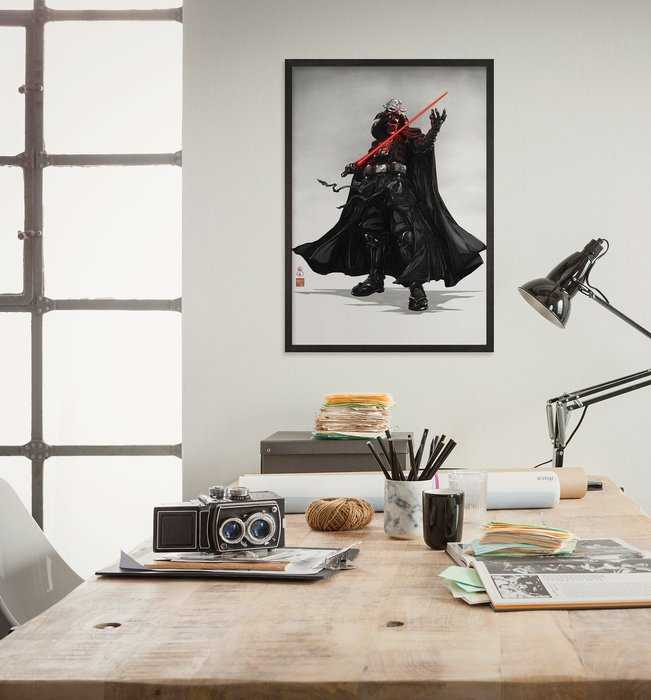 Poster d'art Star Wars Vision Samurai Dark Lord