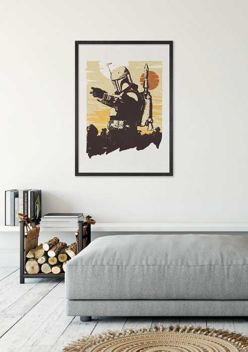 Poster d'art Star Wars Boba Fett Illustration Target