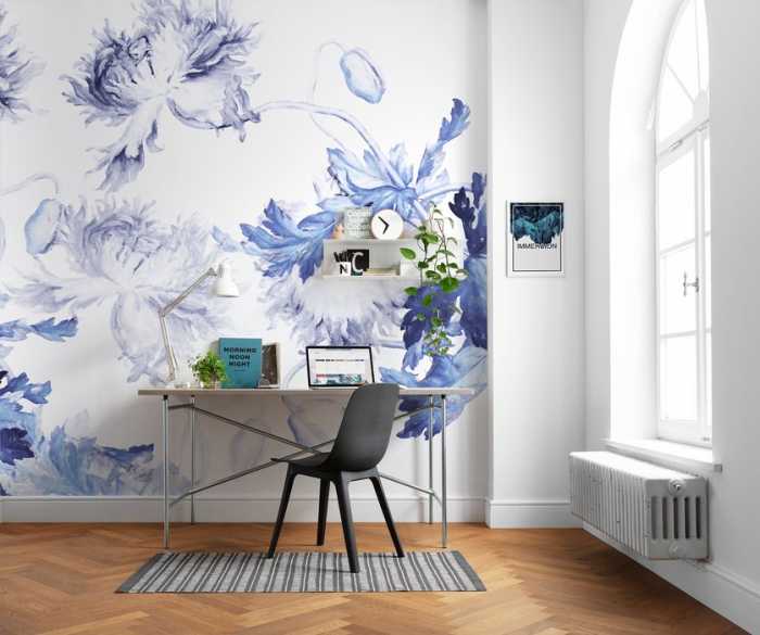 Intissé Standard Blue Silhouettes
