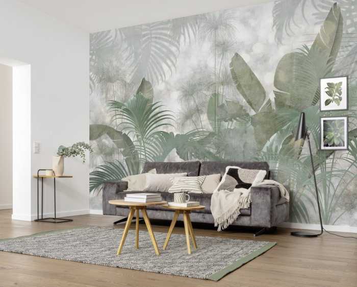 Intissé Paillettes Tropicales