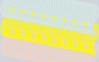 Comb bleu-yellowapricot