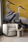 Yellow Cranes