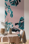 Monstera Rosé Panel 