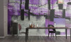Squares Dropping grau-violett