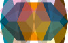 Gem Stone Diamond green-orange-mocca