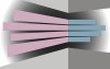 Perspective Fanning rose-bleu-grey