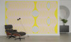 Wave yellow-rosegrey