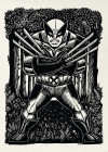 Marvel Wolverine Lino-Cut