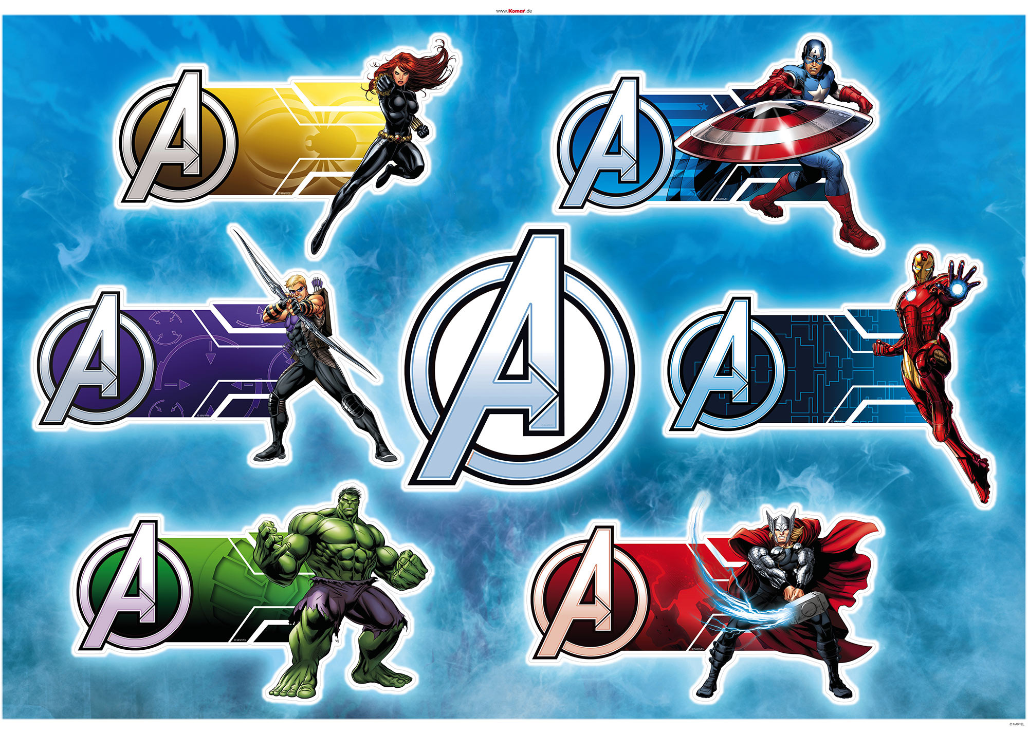 Avengers Plates