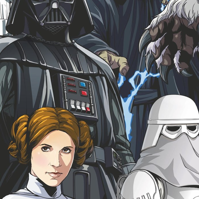 Star Wars Classic Cartoon Collage