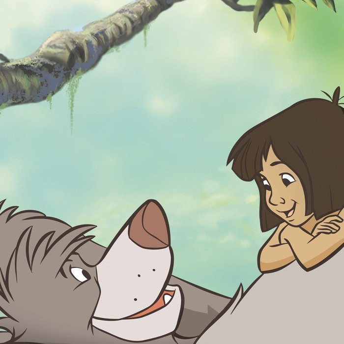 Jungle book swimming with Baloo