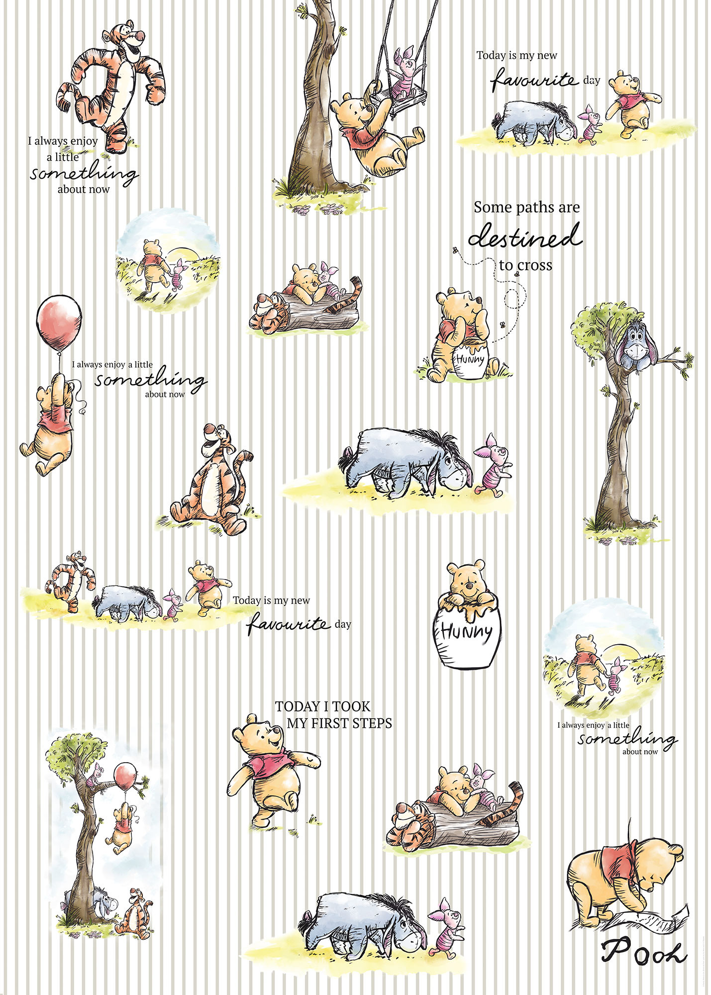 Winnie the Pooh Stripes