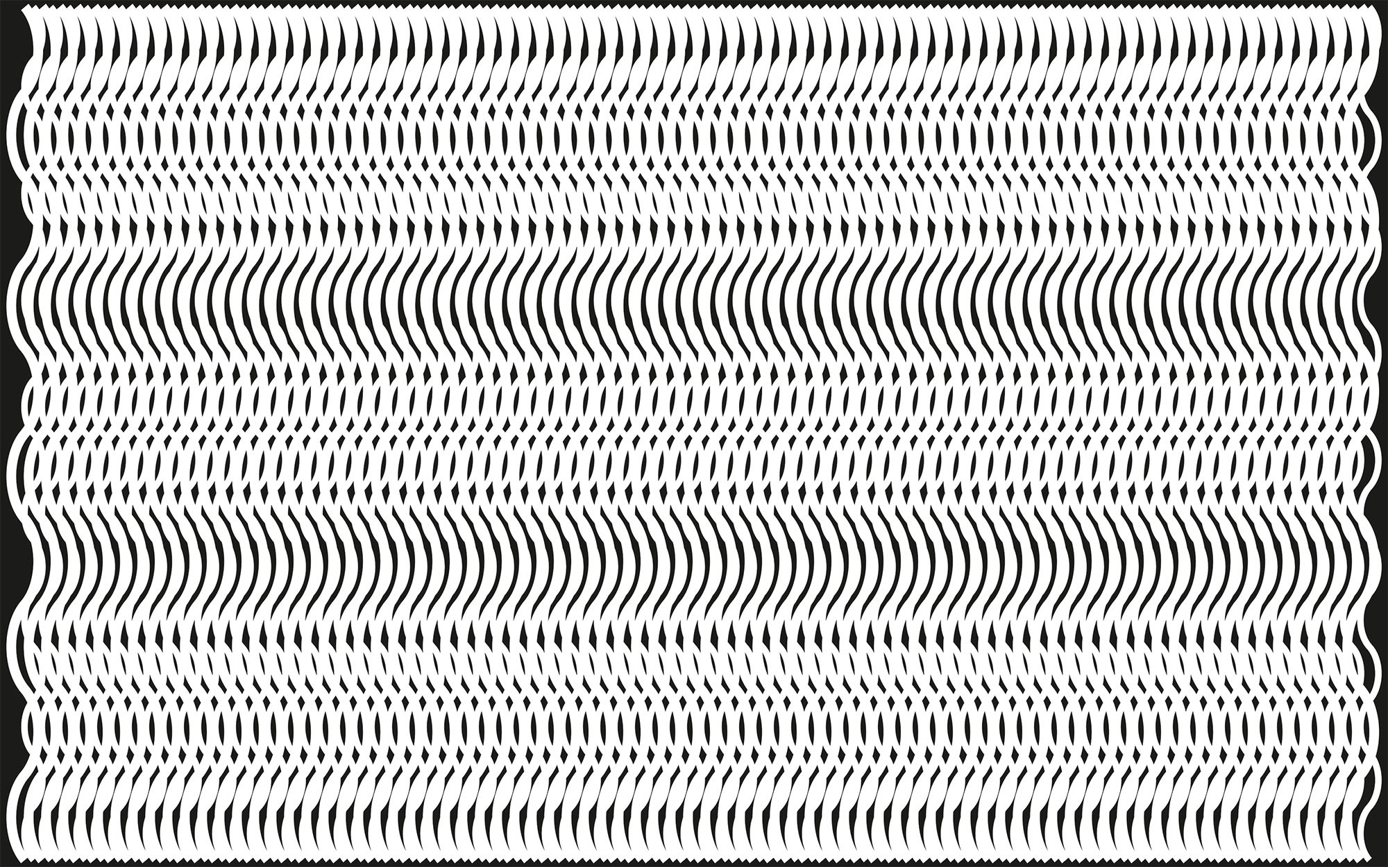 Screen white-black