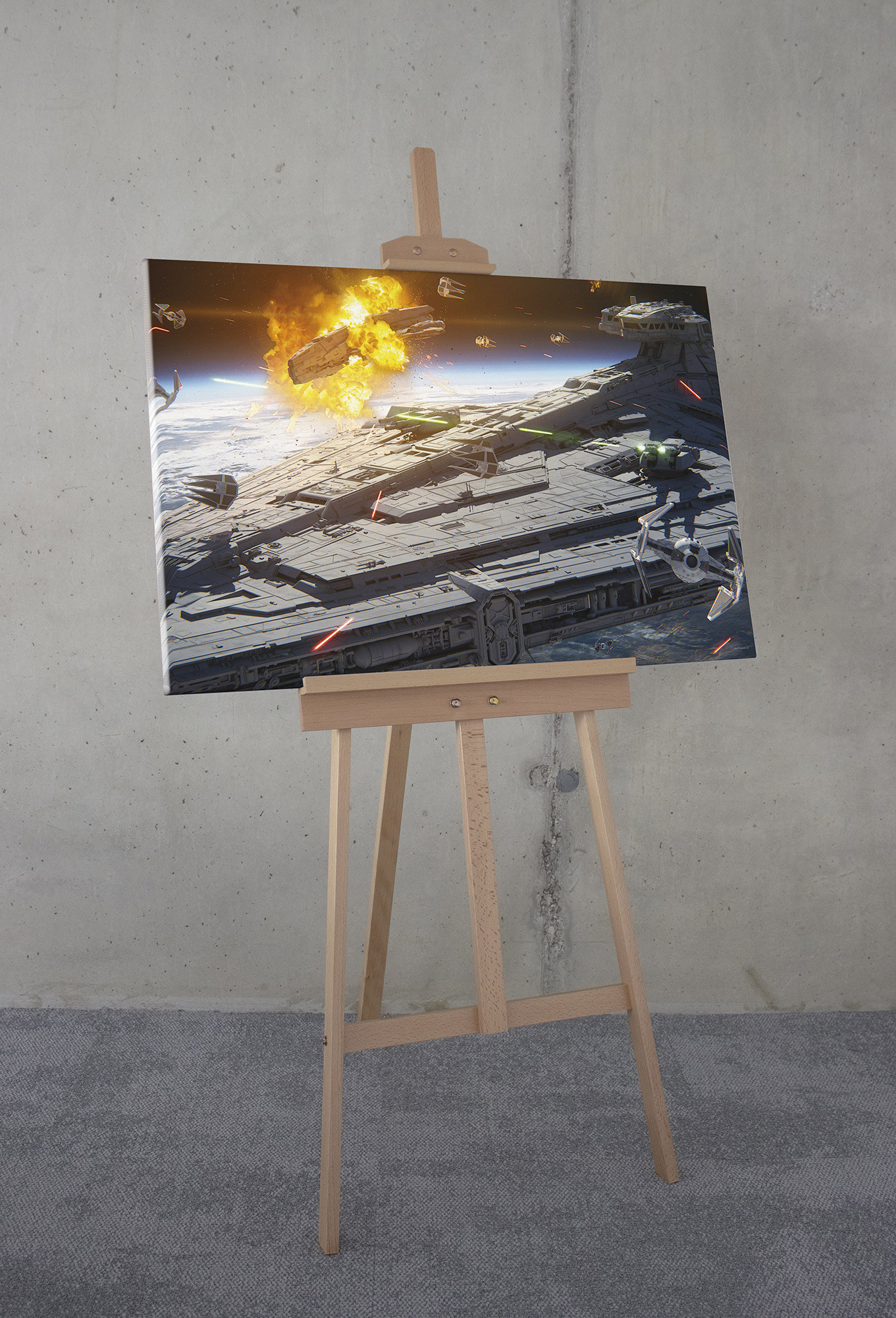 Star Wars The Mandalorian Space Fight