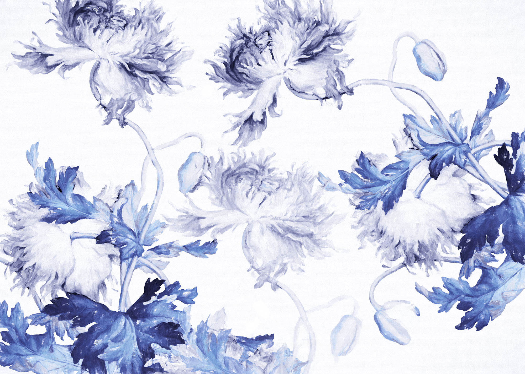 Blue Silhouettes