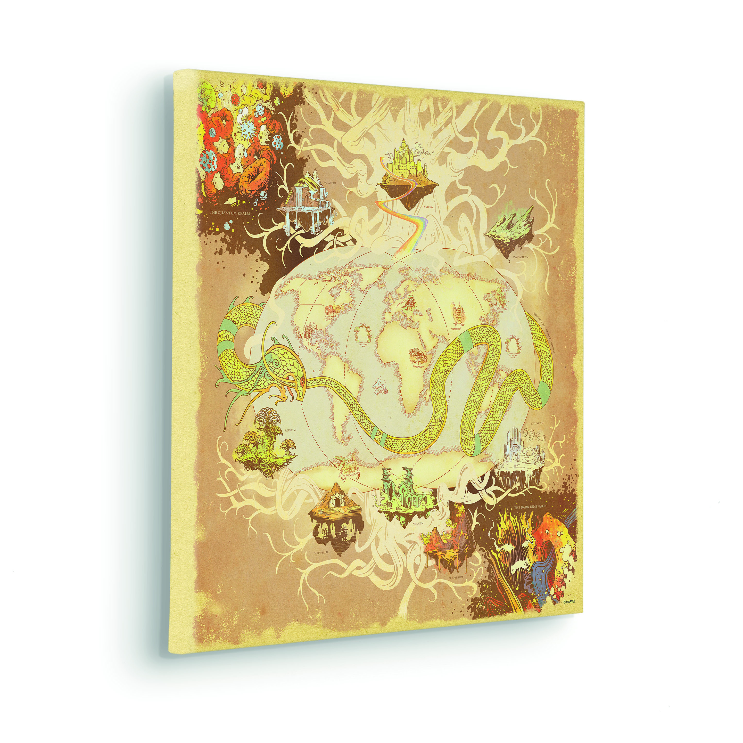 Marvel World Map