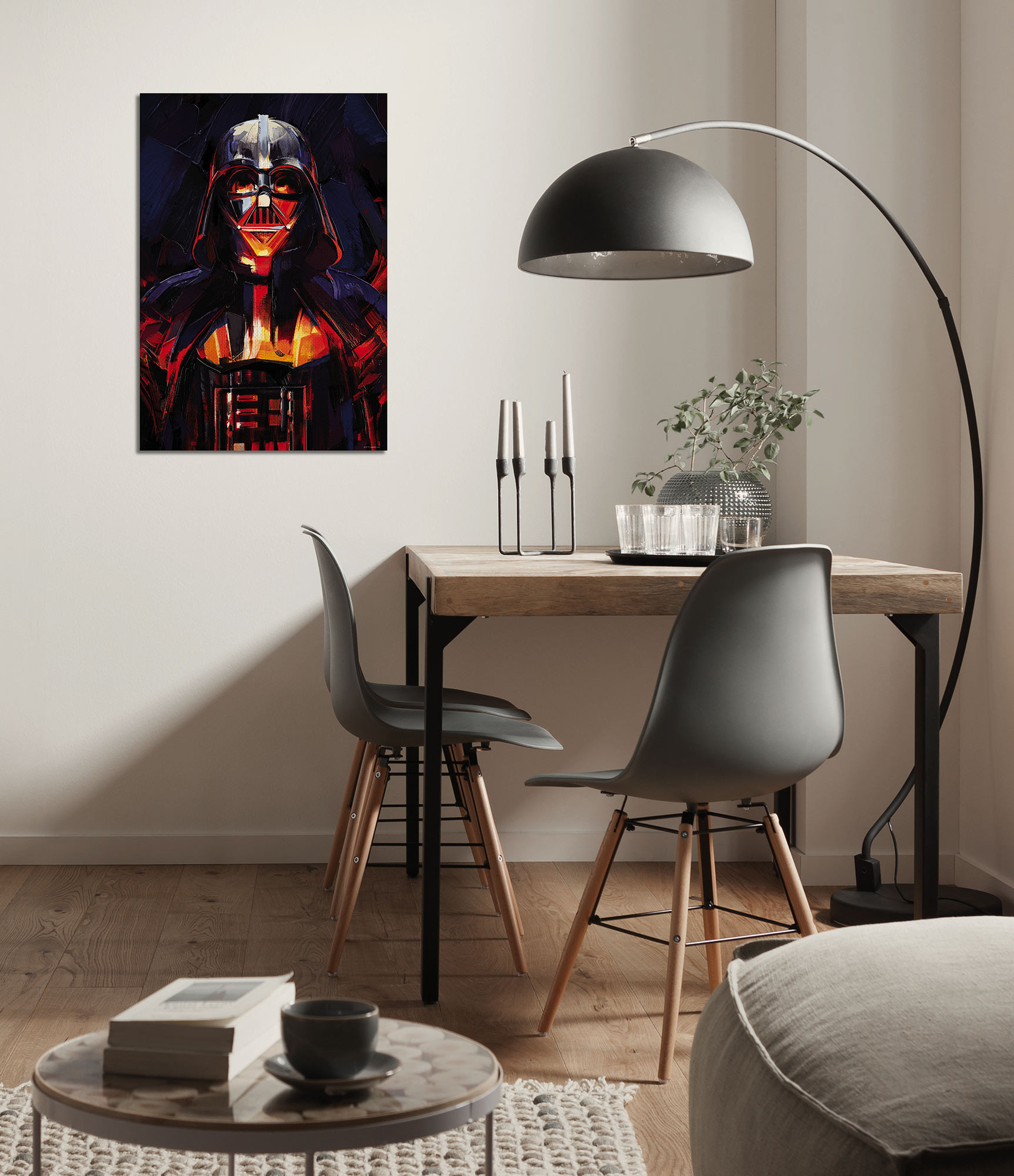 Star Wars Darth Vader Flaming