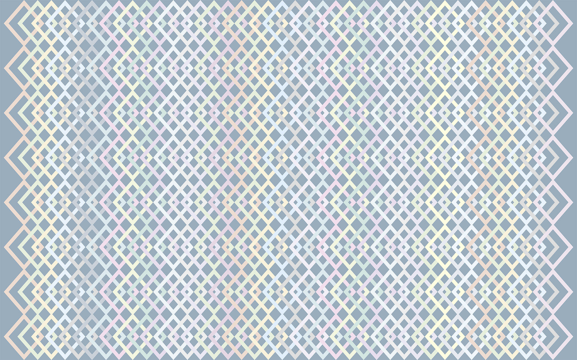 Structure Rhombus bleu-pastell