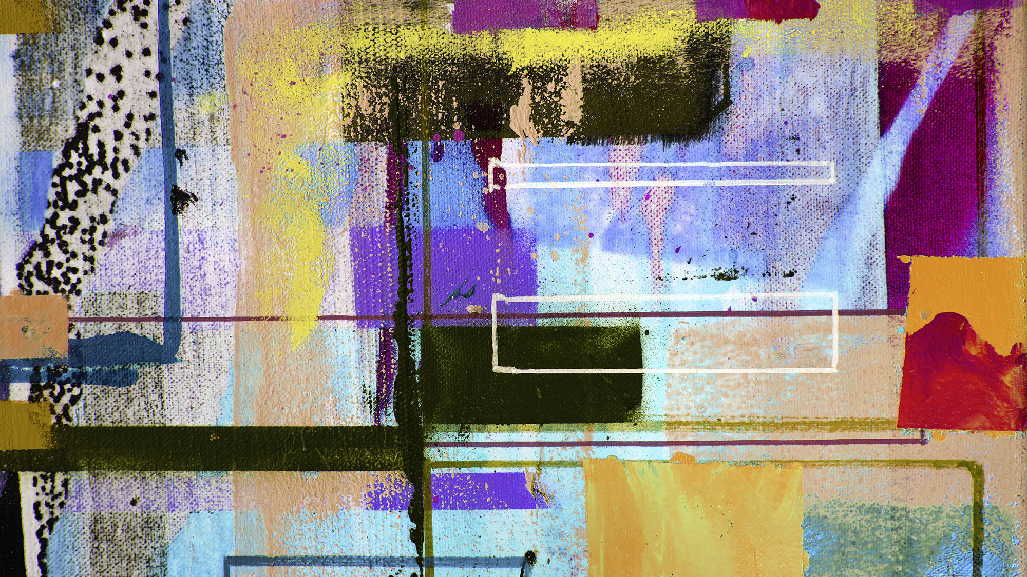 Liquids Dripping yellow-blue