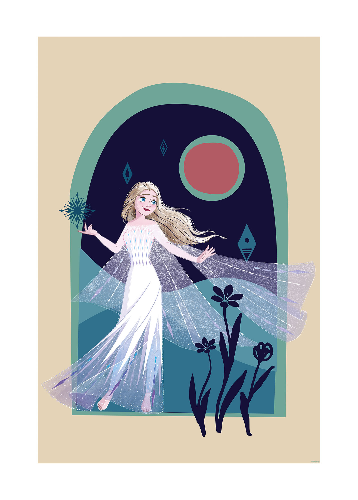 Frozen Nocturnal Stroll