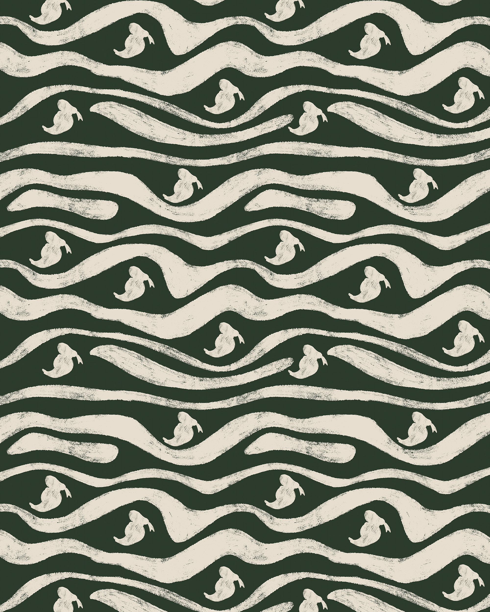 Disney Donald Duck Green Waves