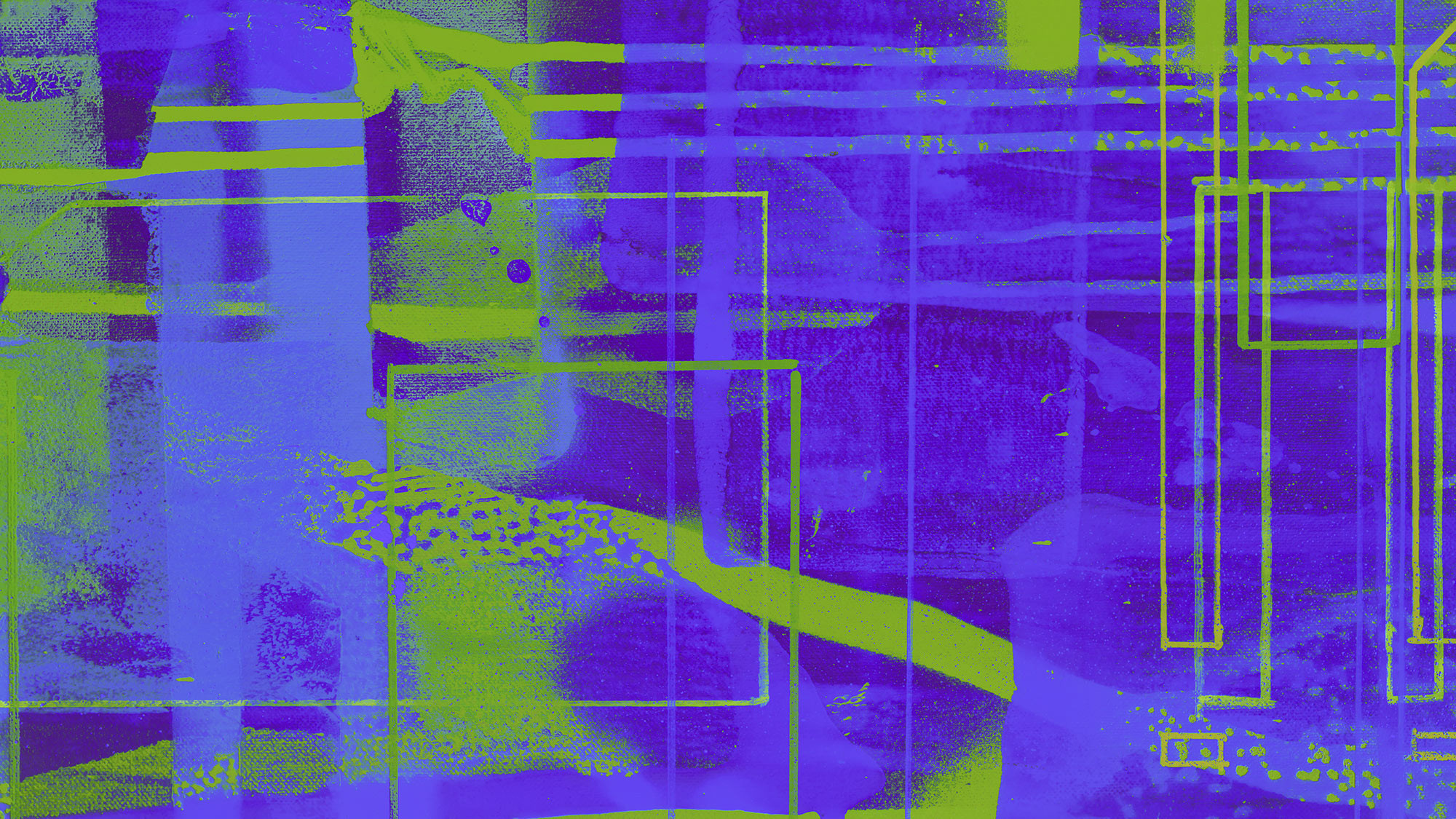 Columns Hanging blue