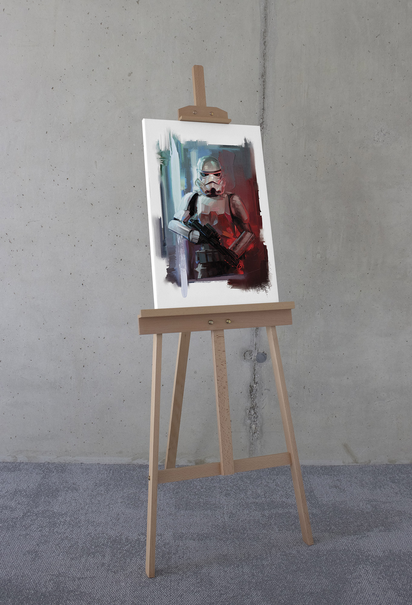 Star Wars Stormtrooper Painting