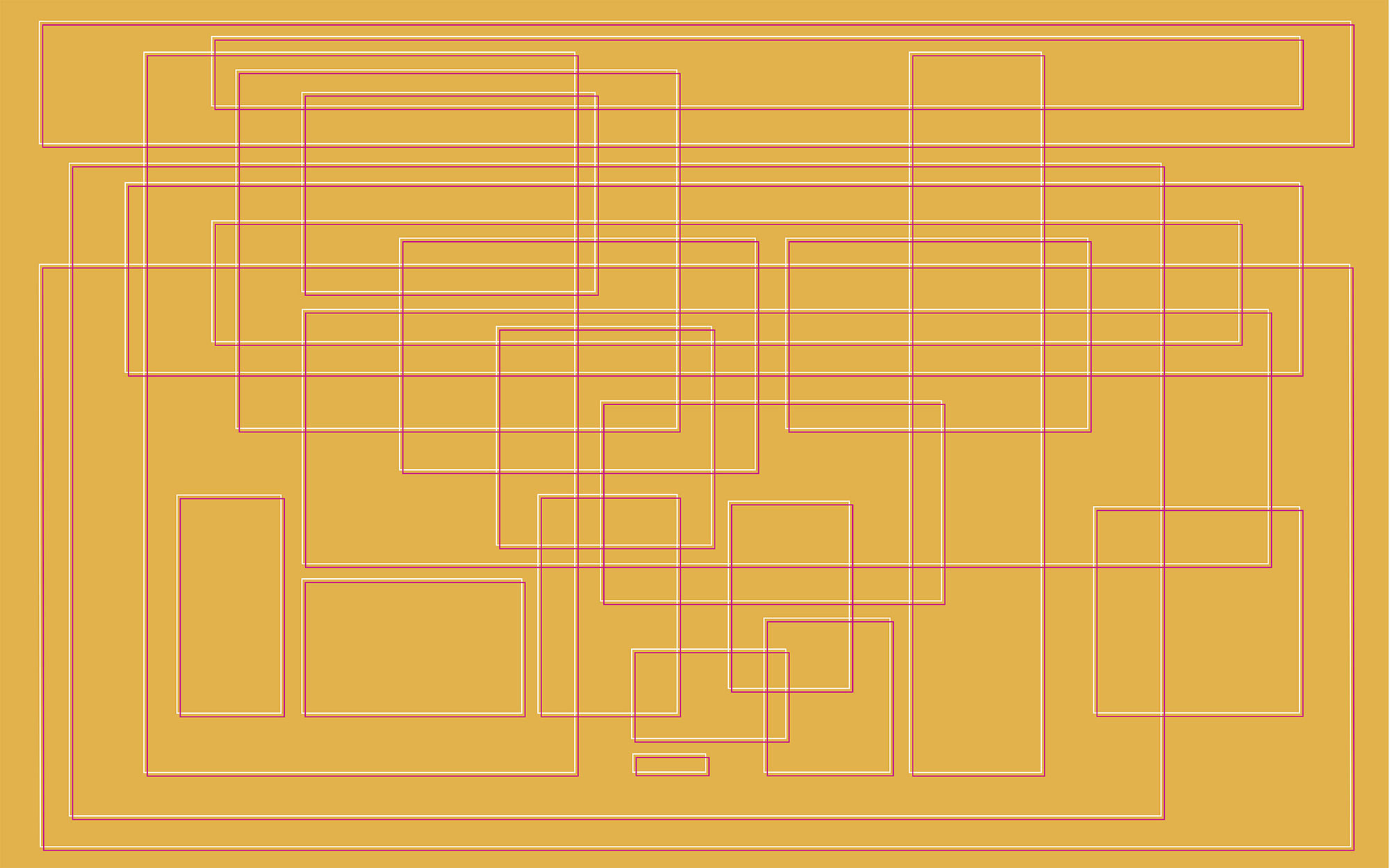 Mills Board Mondial whitepink-orange