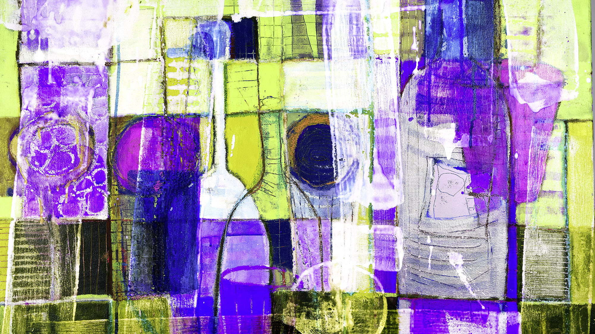 Tableau Living yellow