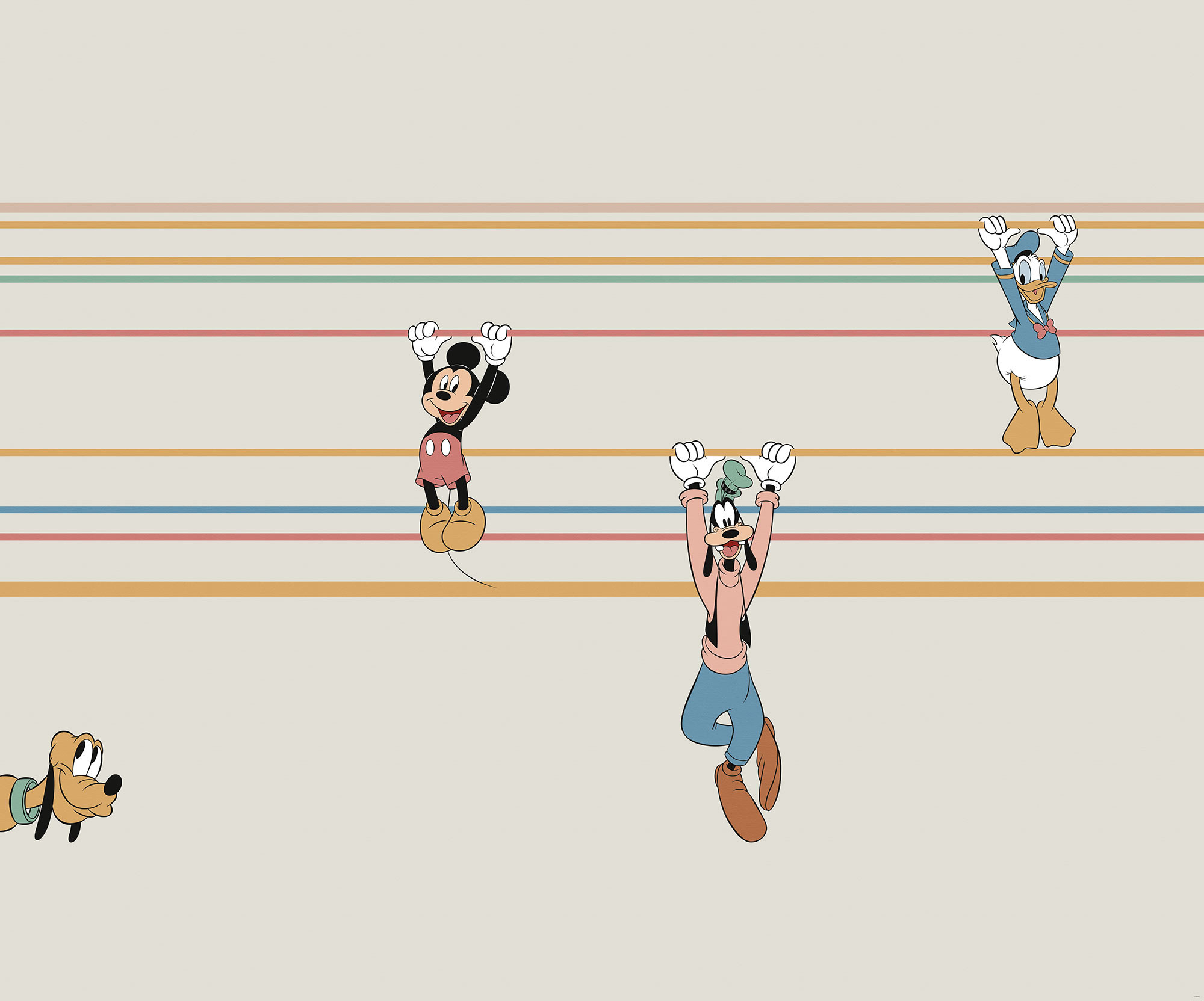 Mickey Hanging with Friends
